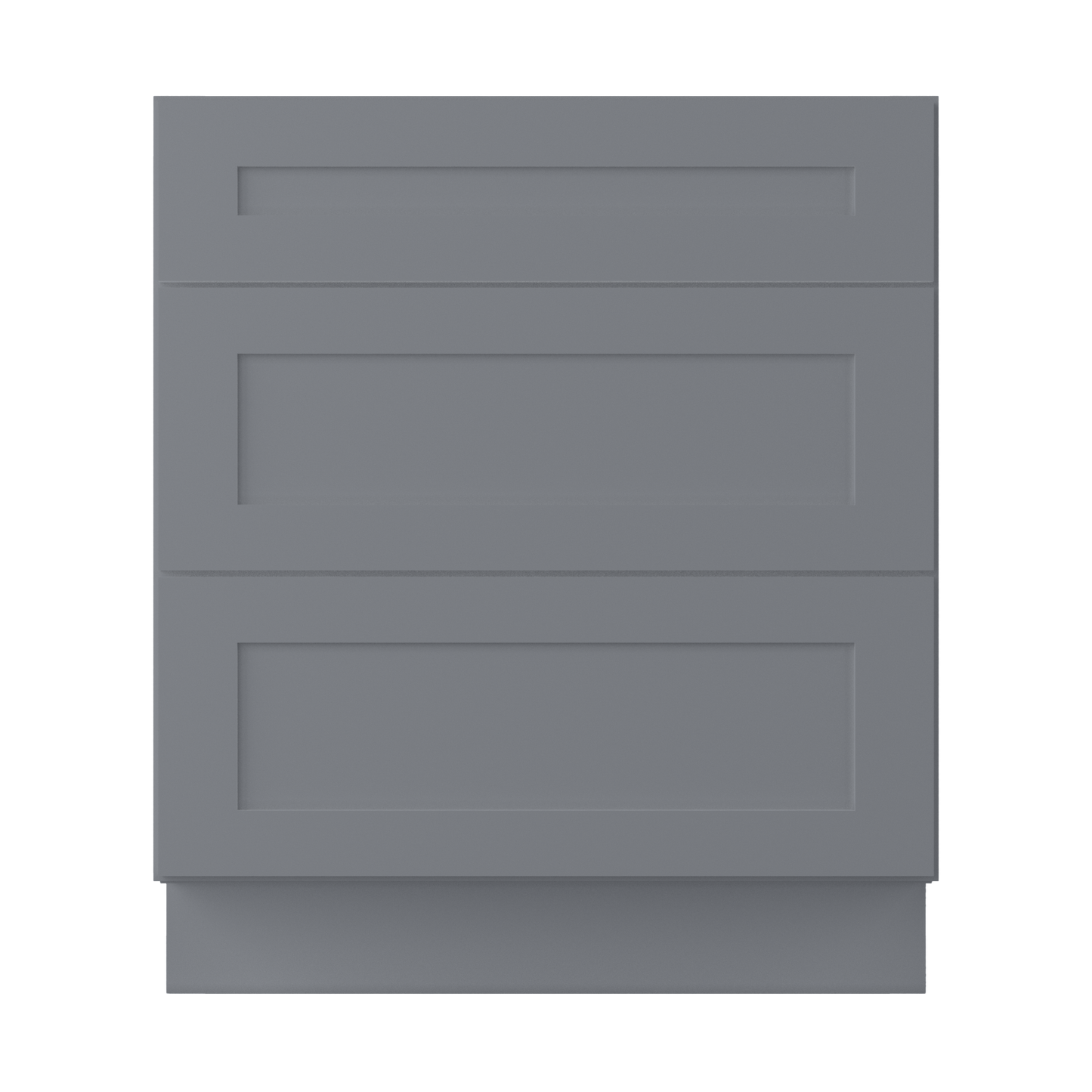 Linen Range Base Kitchen Cabinet LRB30 Colonial Gray LessCare 30 in. width 34.5 in. height 24 in. depth