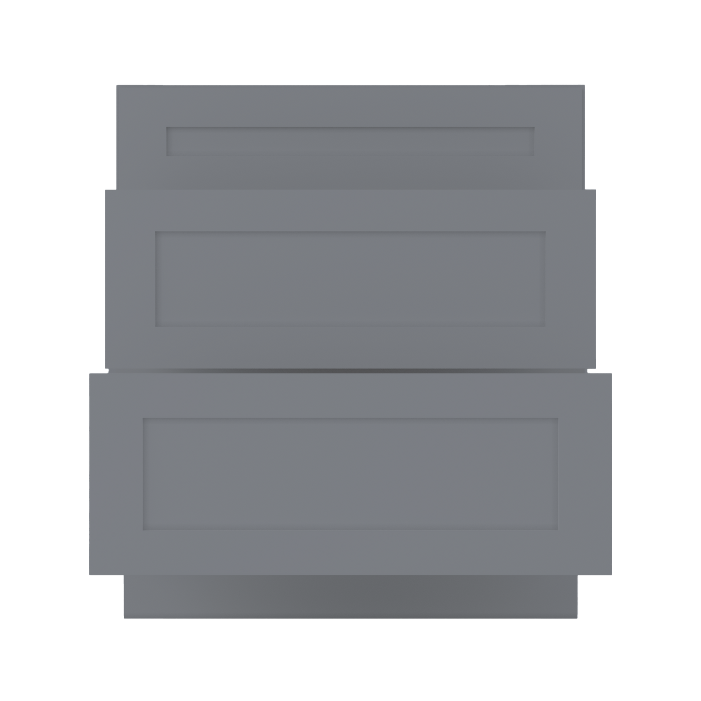 Linen Range Base Kitchen Cabinet LRB30 Colonial Gray LessCare 30 in. width 34.5 in. height 24 in. depth