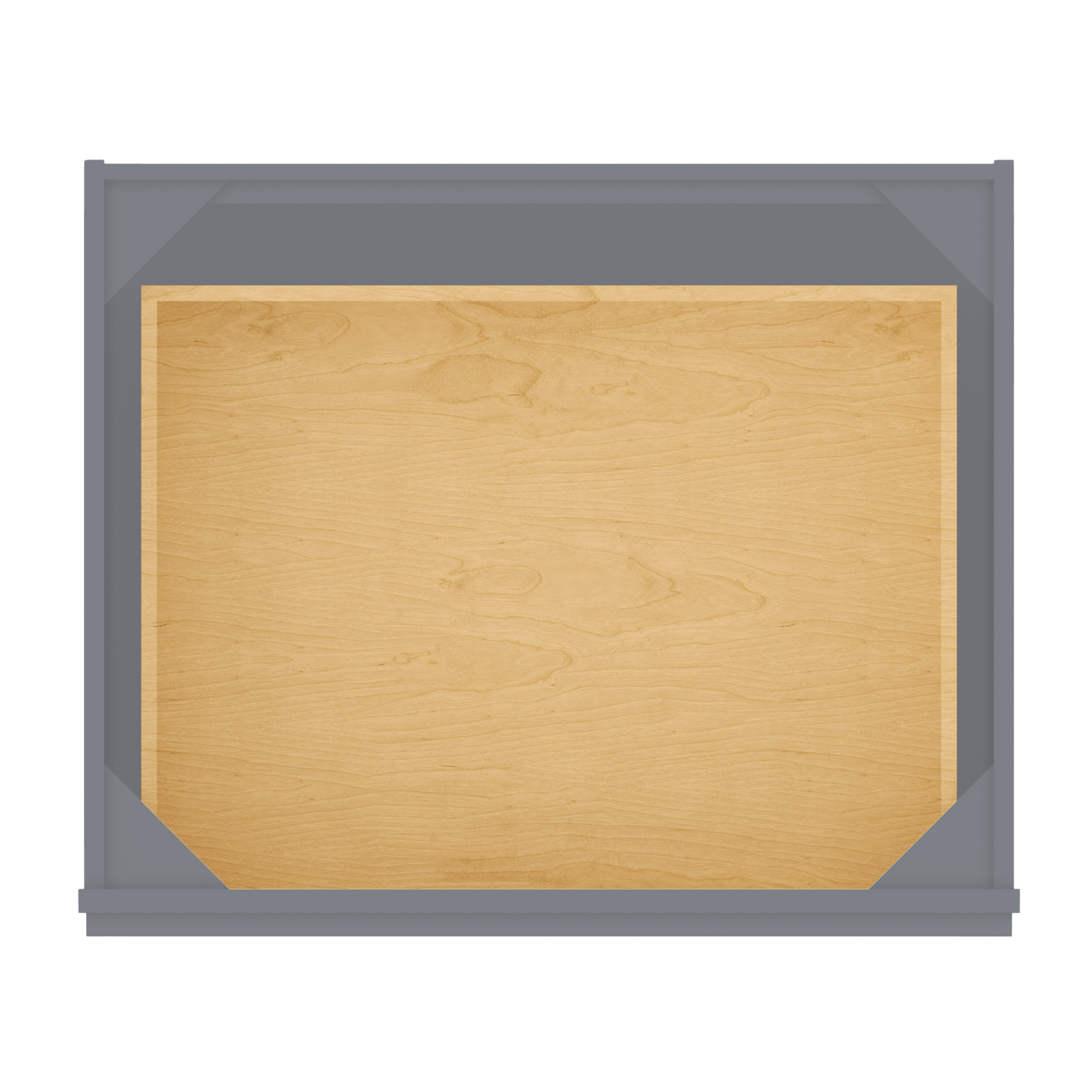 Linen Range Base Kitchen Cabinet LRB30 Colonial Gray LessCare 30 in. width 34.5 in. height 24 in. depth