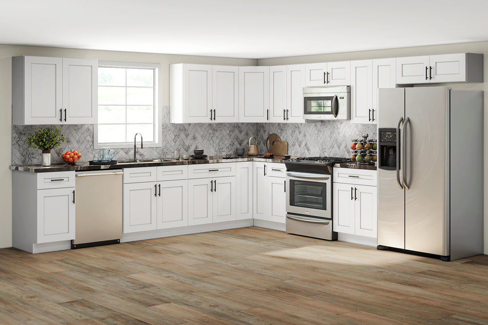 Lesscare Alpina White 12x12  Kitchen