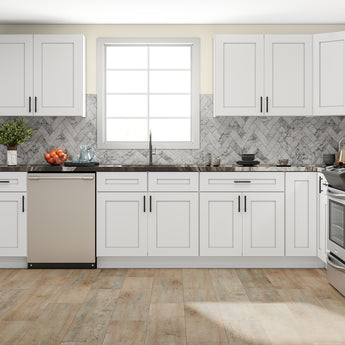 Lesscare Alpina White 12x12  Kitchen