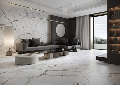 Milan Light Grey Tile 24x48 Matte Rectified Porcelain Floor and Wall for Interior or Exterior