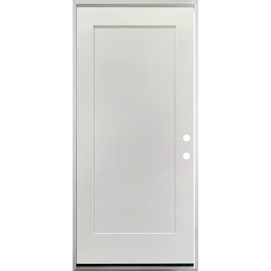 36in. x 80 in. 1 Panel Primed 90 Min. Fire-Rated House-to-Garage Single Prehung Interior Door