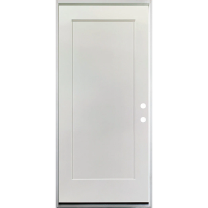 36in. x 80 in. 1 Panel Primed 90 Min. Fire-Rated House-to-Garage Single Prehung Interior Door