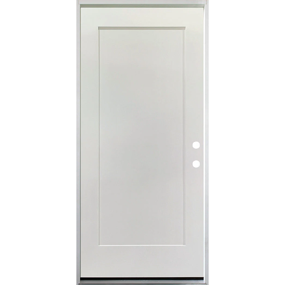 36in. x 80 in. 1 Panel Primed 90 Min. Fire-Rated House-to-Garage Single Prehung Interior Door
