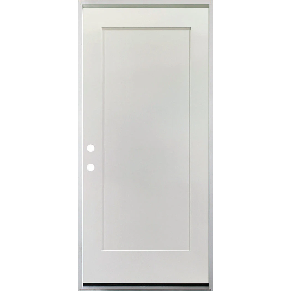 36in. x 80 in. 1 Panel Primed 90 Min. Fire-Rated House-to-Garage Single Prehung Interior Door