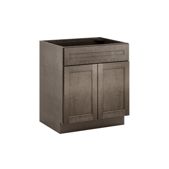 Sink Base Kitchen Cabinet SB30 Milan Slate 30 in. width 34.5 in. height 24 in. depth