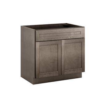 Sink Base Kitchen Cabinet SB36 Milan Slate 36 in. width 34.5 in. height 24 in. depth