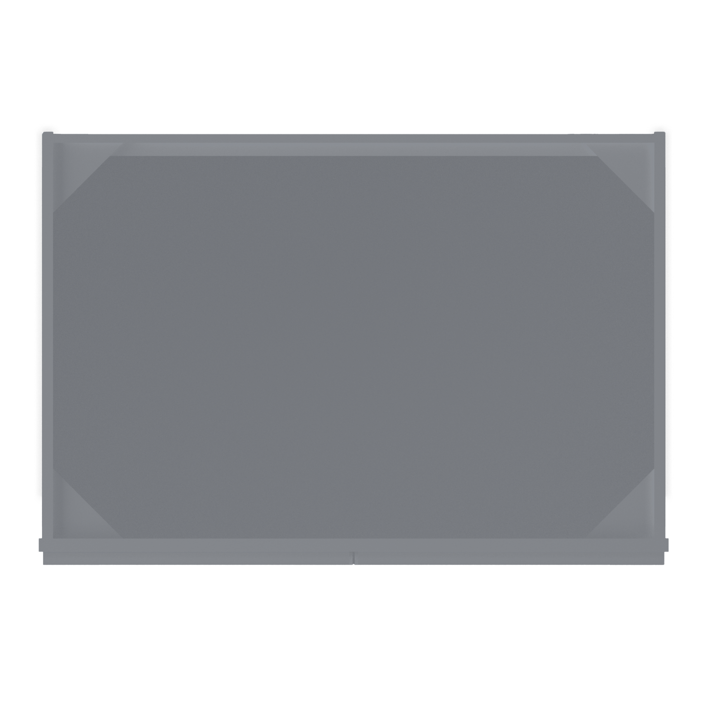 Sink Base Kitchen Cabinet SB36 Colonial Gray LessCare 36 in. width 34.5 in. height 24 in. depth