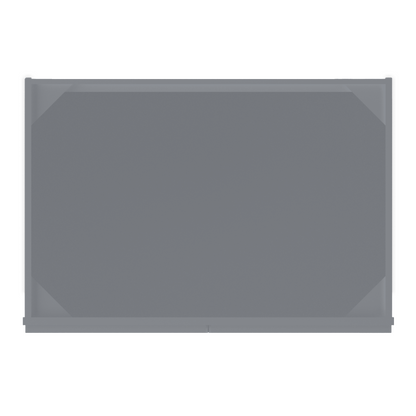 Sink Base Kitchen Cabinet SB36 Colonial Gray LessCare 36 in. width 34.5 in. height 24 in. depth