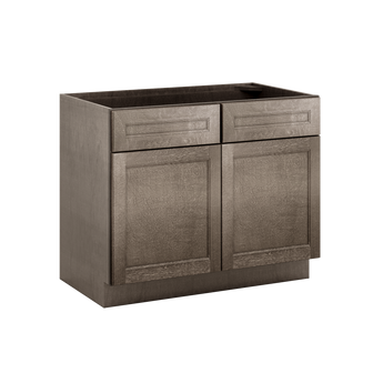 Sink Base Kitchen Cabinet SB42 Milan Slate 42 in. width 34.5 in. height 24 in. depth