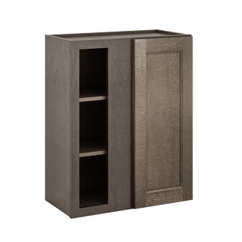 Square Corner Wall Blind Reversible Kitchen Cabinet SC2430 Milan Slate 24 in. width 30 in. height 12 in. depth