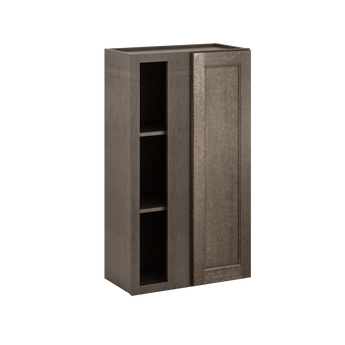 Square Corner Wall Blind Reversible Kitchen Cabinet SC2442 Milan Slate 24 in. width 42 in. height 12 in. depth