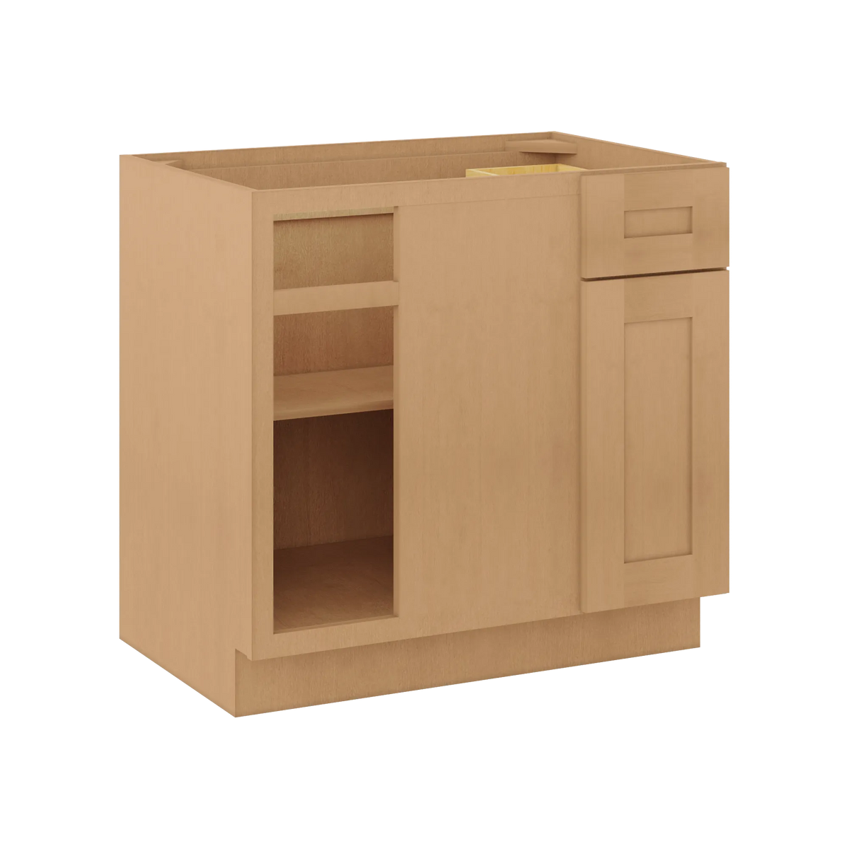 Blind Corner Base Kitchen Cabinet SCB36 Shaker Toffee 36 in. width 34.5 in. height 24 in. depth