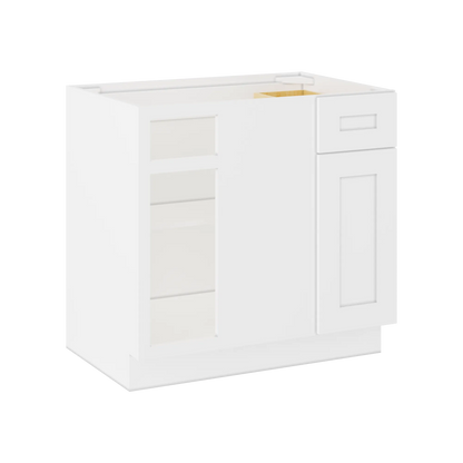 Blind Corner Base Kitchen Cabinet SCB36 Alpina White LessCare 36 in. width 34.5 in. height 24 in. depth