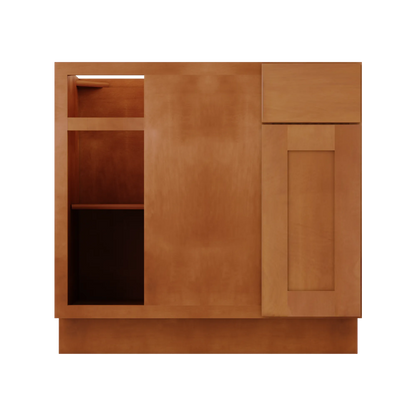 Blind Corner Base Kitchen Cabinet SCB36 Newport LessCare 36 in. width 34.5 in. height 24 in. depth