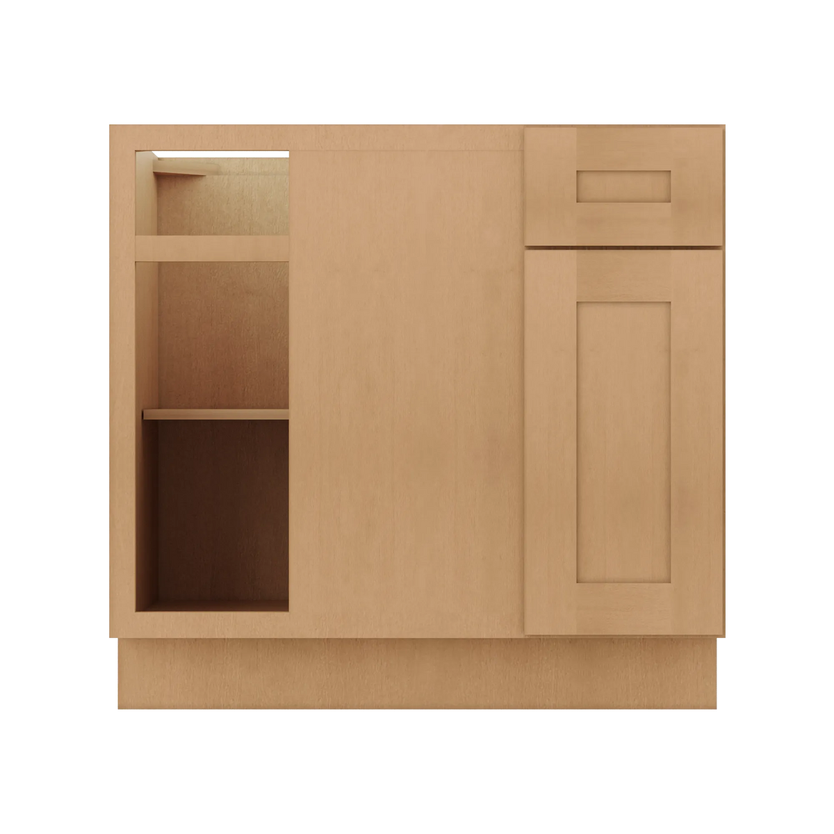 Blind Corner Base Kitchen Cabinet SCB36 Shaker Toffee 36 in. width 34.5 in. height 24 in. depth