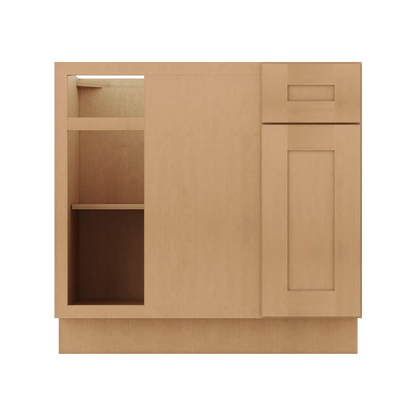 Blind Corner Base Kitchen Cabinet SCB36 Shaker Toffee 36 in. width 34.5 in. height 24 in. depth