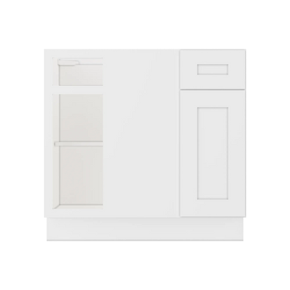 Blind Corner Base Kitchen Cabinet SCB36 Alpina White LessCare 36 in. width 34.5 in. height 24 in. depth