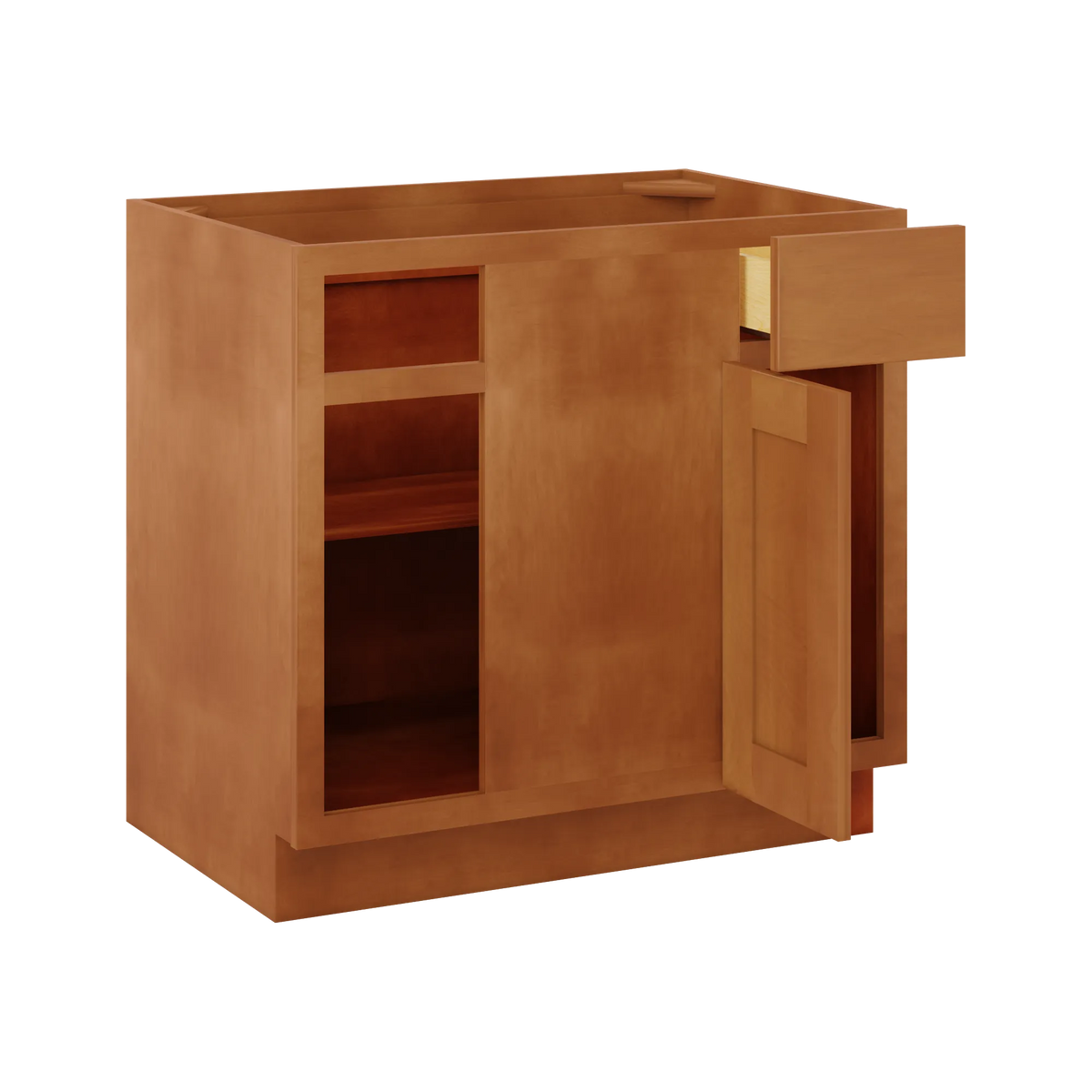 Blind Corner Base Kitchen Cabinet SCB36 Newport LessCare 36 in. width 34.5 in. height 24 in. depth