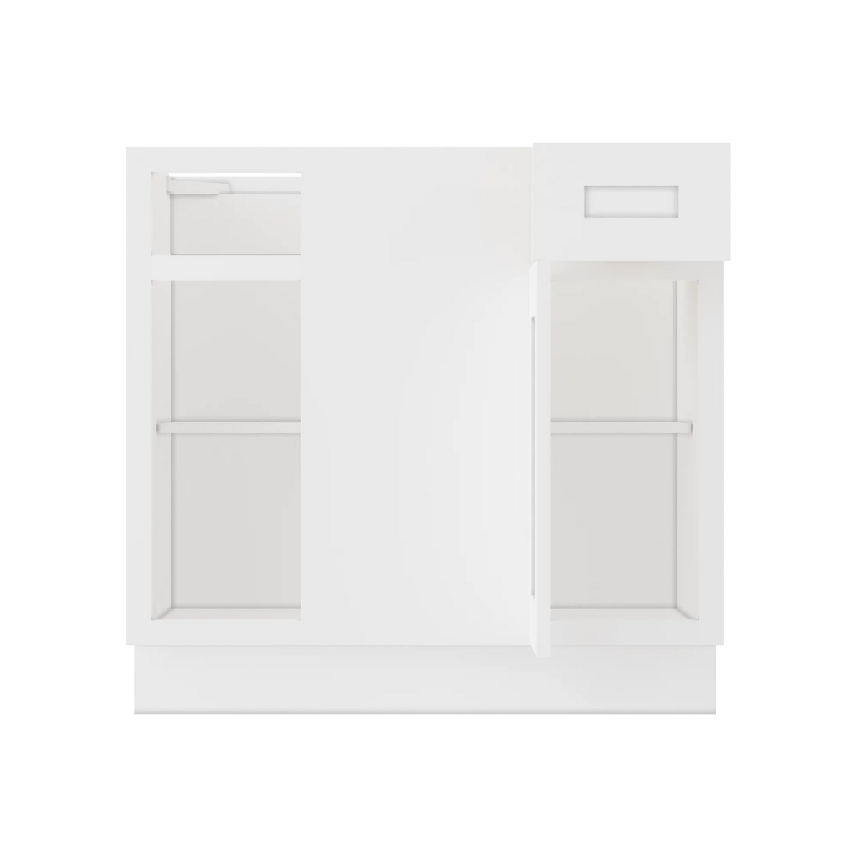Blind Corner Base Kitchen Cabinet SCB36 Alpina White LessCare 36 in. width 34.5 in. height 24 in. depth