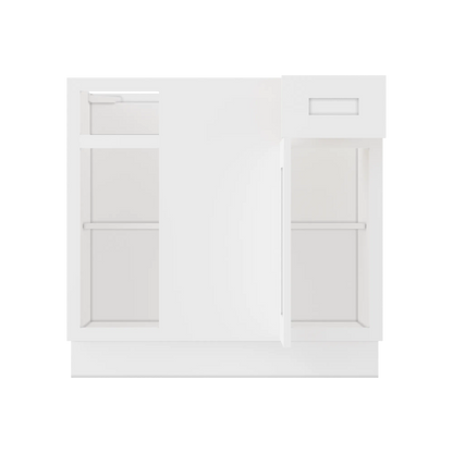 Blind Corner Base Kitchen Cabinet SCB36 Alpina White LessCare 36 in. width 34.5 in. height 24 in. depth
