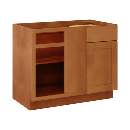 Blind Corner Base Kitchen Cabinet SCB42 Newport LessCare 42 in. width 34.5 in. height 24 in. depth