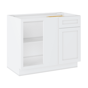 Blind Corner Base Kitchen Cabinet SCB42 Alpina White LessCare 42 in. width 34.5 in. height 24 in. depth