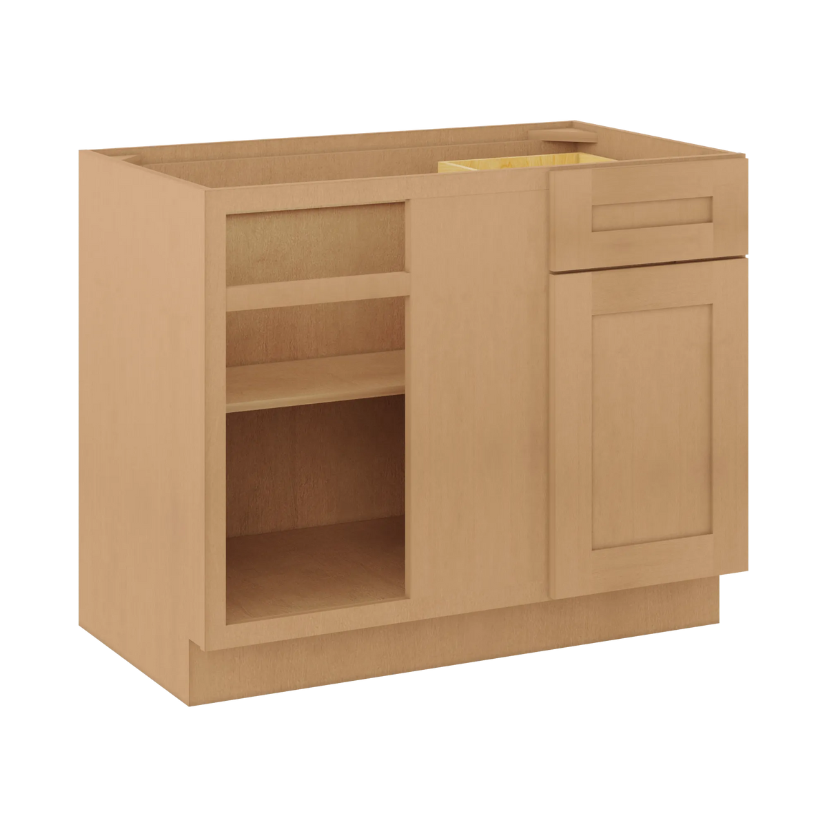 Blind Corner Base Kitchen Cabinet SCB42 Shaker Toffee 42 in. width 34.5 in. height 24 in. depth