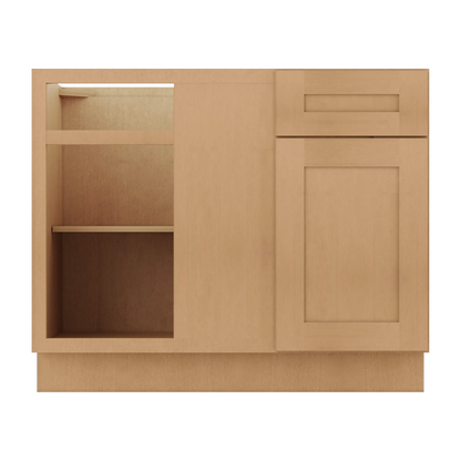 Blind Corner Base Kitchen Cabinet SCB42 Shaker Toffee 42 in. width 34.5 in. height 24 in. depth