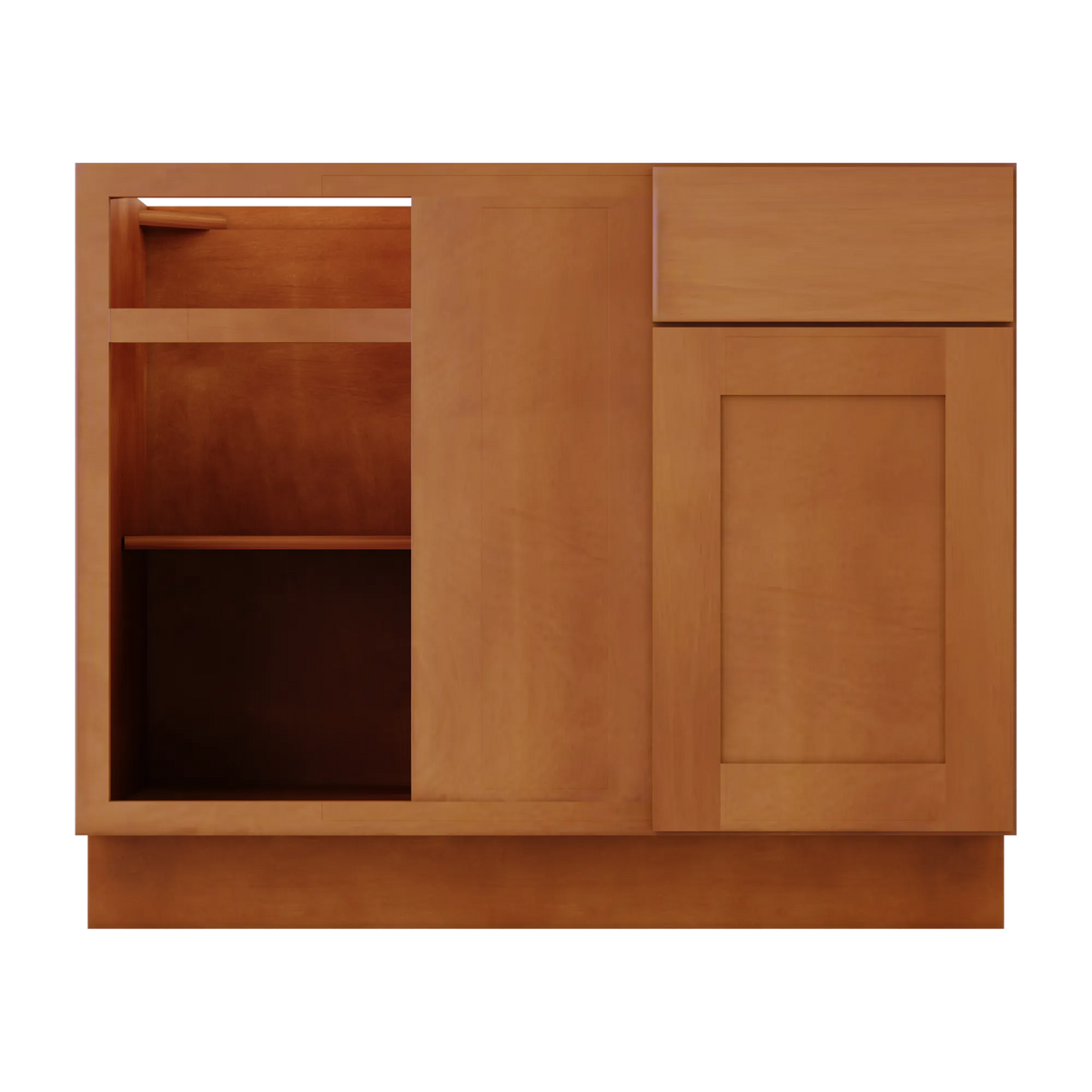 Blind Corner Base Kitchen Cabinet SCB42 Newport LessCare 42 in. width 34.5 in. height 24 in. depth