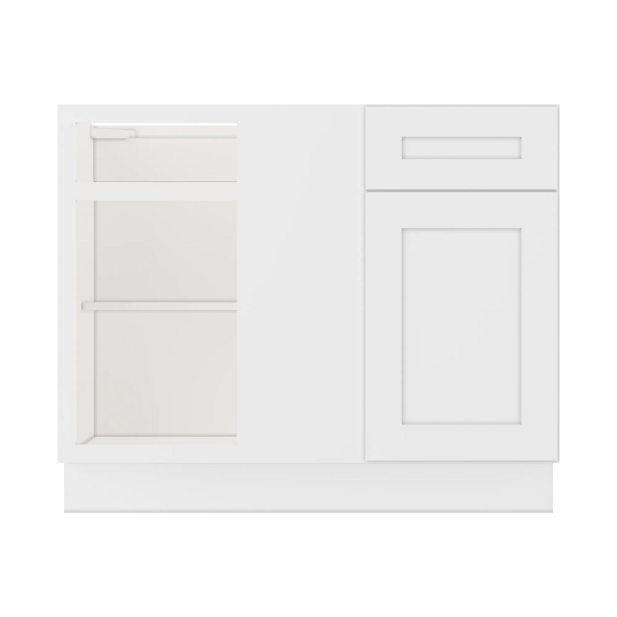 Blind Corner Base Kitchen Cabinet SCB42 Alpina White LessCare 42 in. width 34.5 in. height 24 in. depth