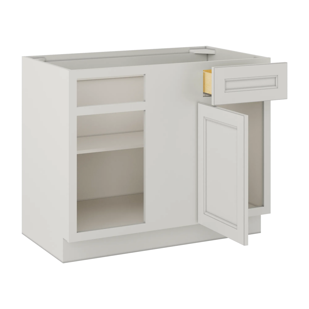 Blind Corner Base Kitchen Cabinet SCB42 Milan Pearl 42 in. width 34.5 in. height 24 in. depth