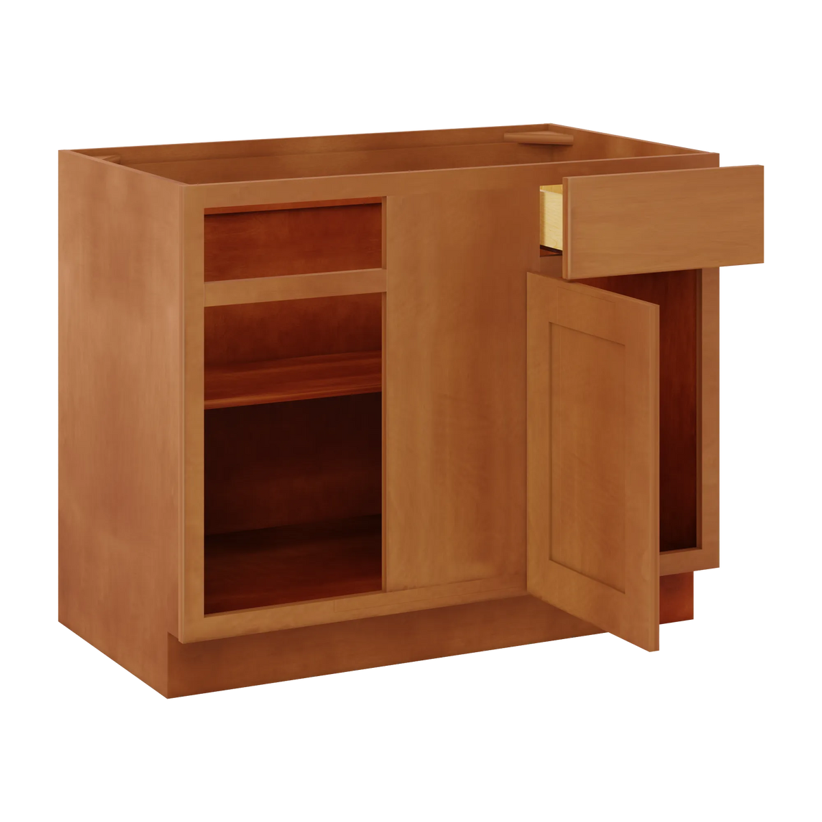 Blind Corner Base Kitchen Cabinet SCB42 Newport LessCare 42 in. width 34.5 in. height 24 in. depth