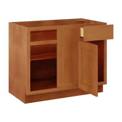 Blind Corner Base Kitchen Cabinet SCB42 Newport LessCare 42 in. width 34.5 in. height 24 in. depth