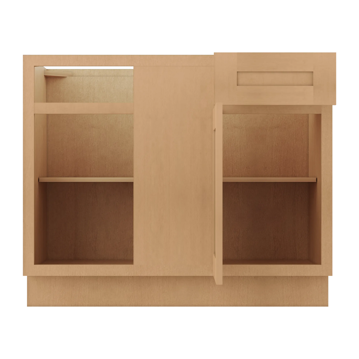 Blind Corner Base Kitchen Cabinet SCB42 Shaker Toffee 42 in. width 34.5 in. height 24 in. depth