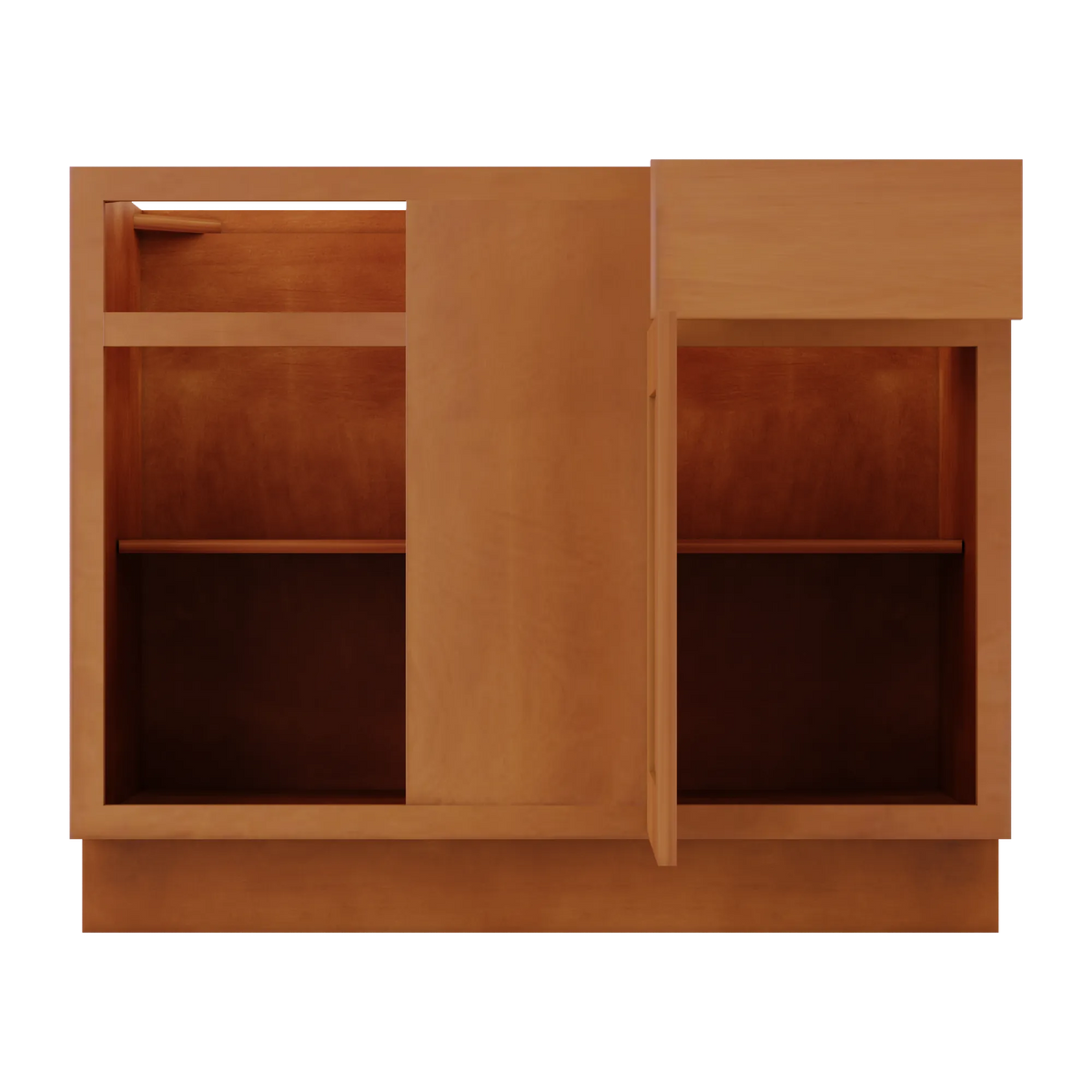 Blind Corner Base Kitchen Cabinet SCB42 Newport LessCare 42 in. width 34.5 in. height 24 in. depth
