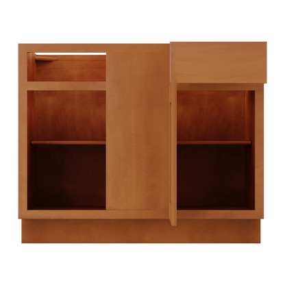 Blind Corner Base Kitchen Cabinet SCB42 Newport LessCare 42 in. width 34.5 in. height 24 in. depth