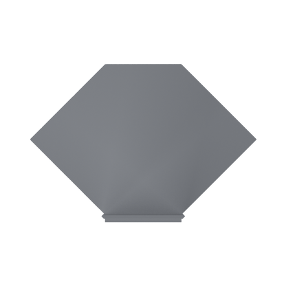 Sink Front Corner Base Kitchen Cabinet SFC36 Colonial Gray LessCare 34.5 in. height 36 in. depth