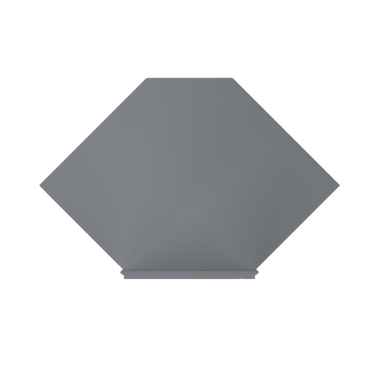 Sink Front Corner Base Kitchen Cabinet SFC42 Colonial Gray LessCare 34.5 in. height 42 in. depth