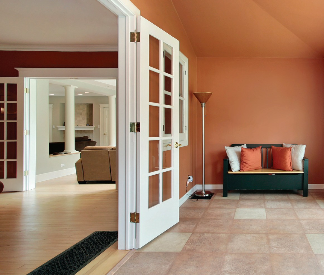 72 in x 80 in 15-Lite Clear Glass Primed MDF Prehung Interior French Door