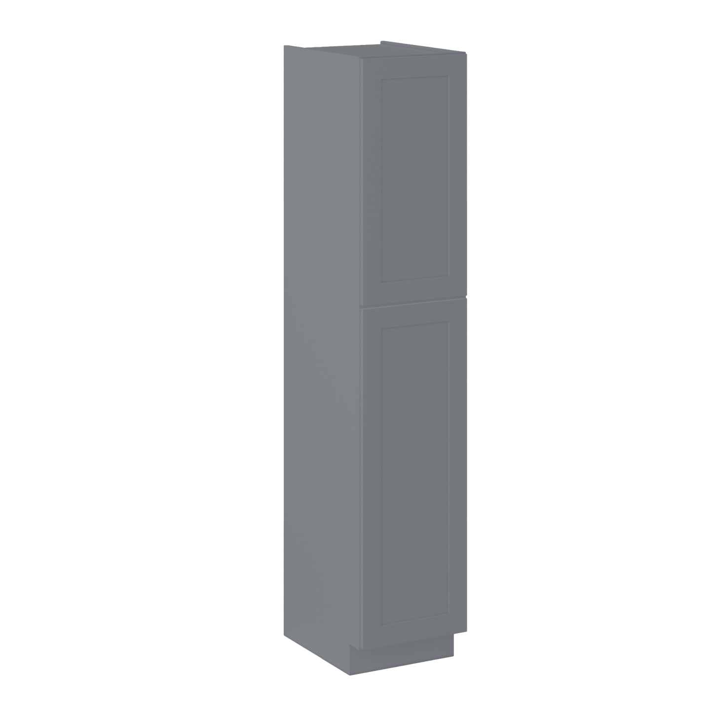 Utility Kitchen Cabinet U1890 Colonial Gray LessCare 18 in. width 90 in. height 24 in. depth