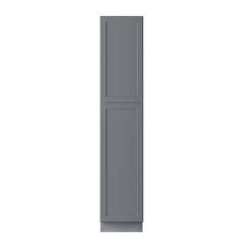 Utility Kitchen Cabinet U1890 Colonial Gray LessCare 18 in. width 90 in. height 24 in. depth