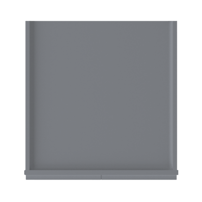 Utility Kitchen Cabinet U2484 Colonial Gray LessCare 24 in. width 84 in. height 24 in. depth