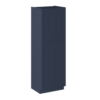 30”W x 90”H x 24”D Utility Kitchen Cabinet - Danbury Blue