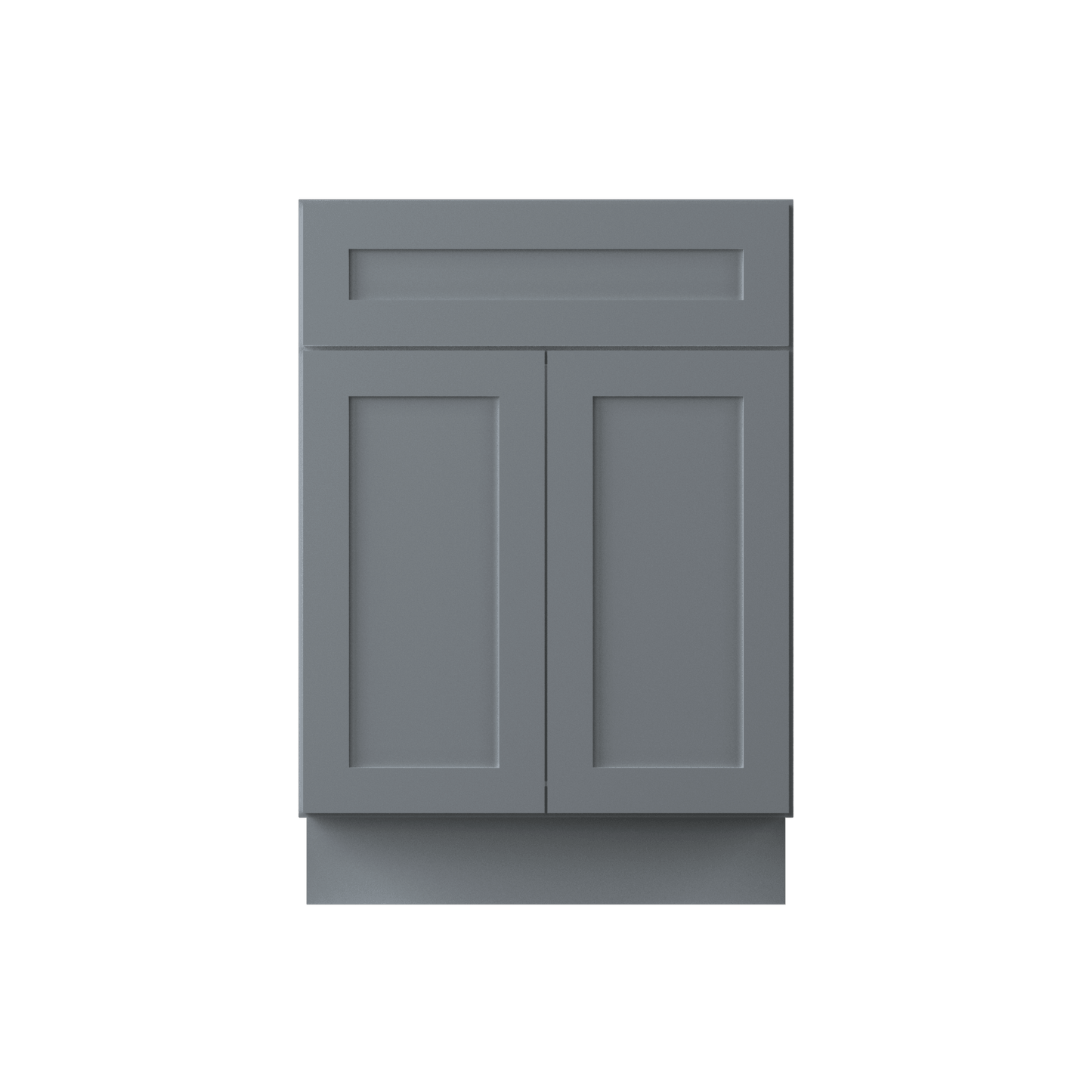 24 W x 21 D x 34.5 H Vanity Sink Base Cabinet - Colonial Gray