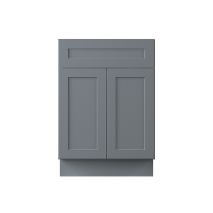 24 W x 21 D x 34.5 H Vanity Sink Base Cabinet - Colonial Gray
