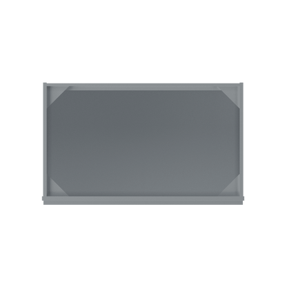 36 W x 21 D x 34.5 H Vanity Sink Base Cabinet - Colonial Gray