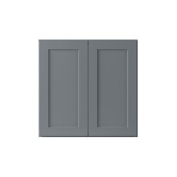 Wall Kitchen Cabinet W2424 Colonial Gray LessCare 24 in. width 24 in. height 12 in. depth