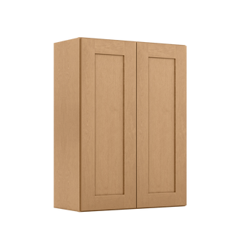 Wall Kitchen Cabinet W2736 Shaker Toffee LessCare 27 in. width 36 in. height 12 in. depth